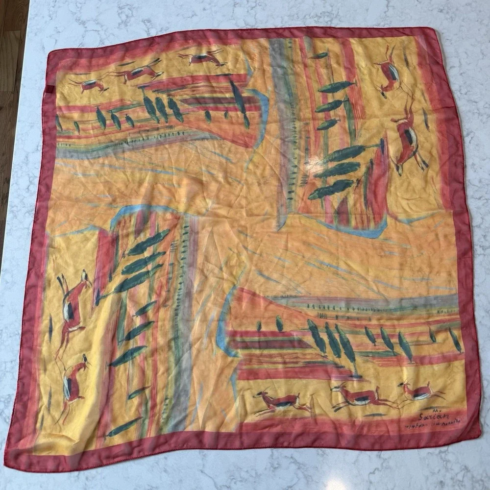 Art Print Scarf, Mortiros Sarina's 